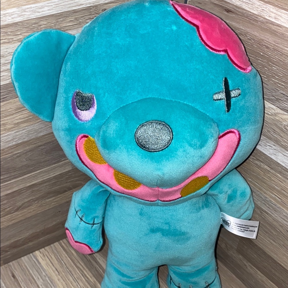 Deddy bears zombie plush bear Halloween Plush Teal Bear Toy spooky scary bears - Picture 3 of 8